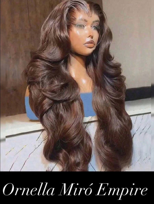 34 Inch HD Transparent Lace Front Wig – 200% Density Natural Black, 13x4 / 13x6 / 5x5 Lace, Pre-Plucked & Pre-Bleached Knots with Baby Hair, Pre-Styled Middle Part